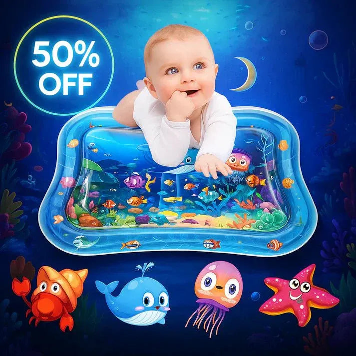 💦 Tummy Time Water Mat – Fun & Healthy Development for Your Baby