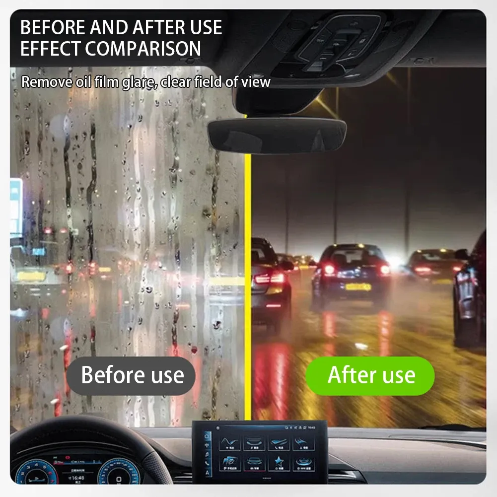 POWERFUL GLASS CLEANING BOARD – REMOVE OIL FILM, RESTORE CRYSTAL CLEAR VISION & WATER-REPELLENT PROTECTION