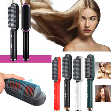 Professional Electric Hair Straightener Brush