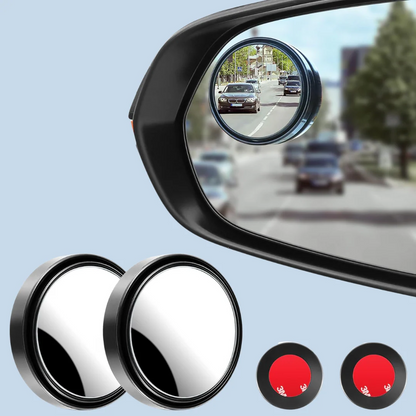 WIDE ANGLE BLIND SPOT MIRRORS – ELIMINATE BLIND SPOTS & DRIVE SAFELY WITH 360° HD WIDE VIEW