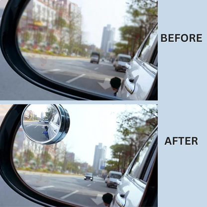 WIDE ANGLE BLIND SPOT MIRRORS – ELIMINATE BLIND SPOTS & DRIVE SAFELY WITH 360° HD WIDE VIEW