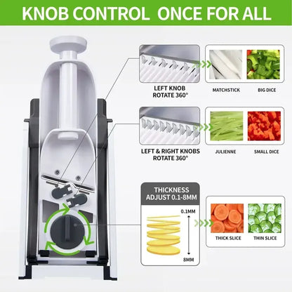 Multifunctional Vegetable Cutter – Make Cooking Fast & Effortless!