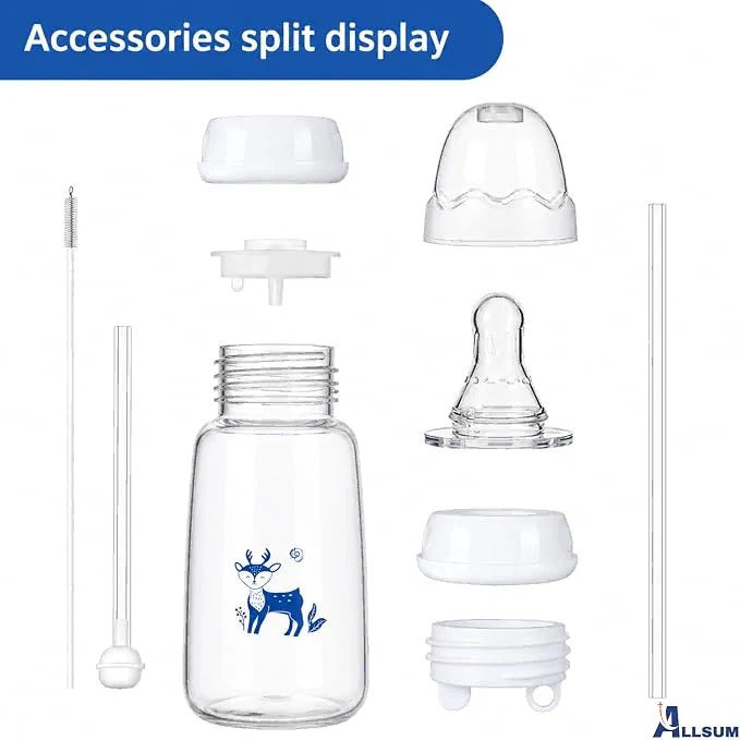 Hands-Free Anti-Colic Baby Feeding Bottle | BPA-Free 240ml