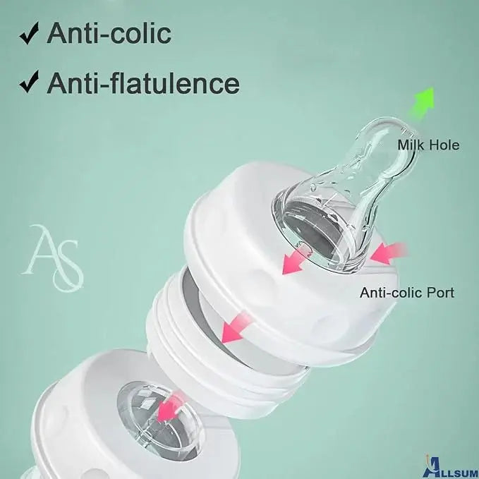 Hands-Free Anti-Colic Baby Feeding Bottle | BPA-Free 240ml