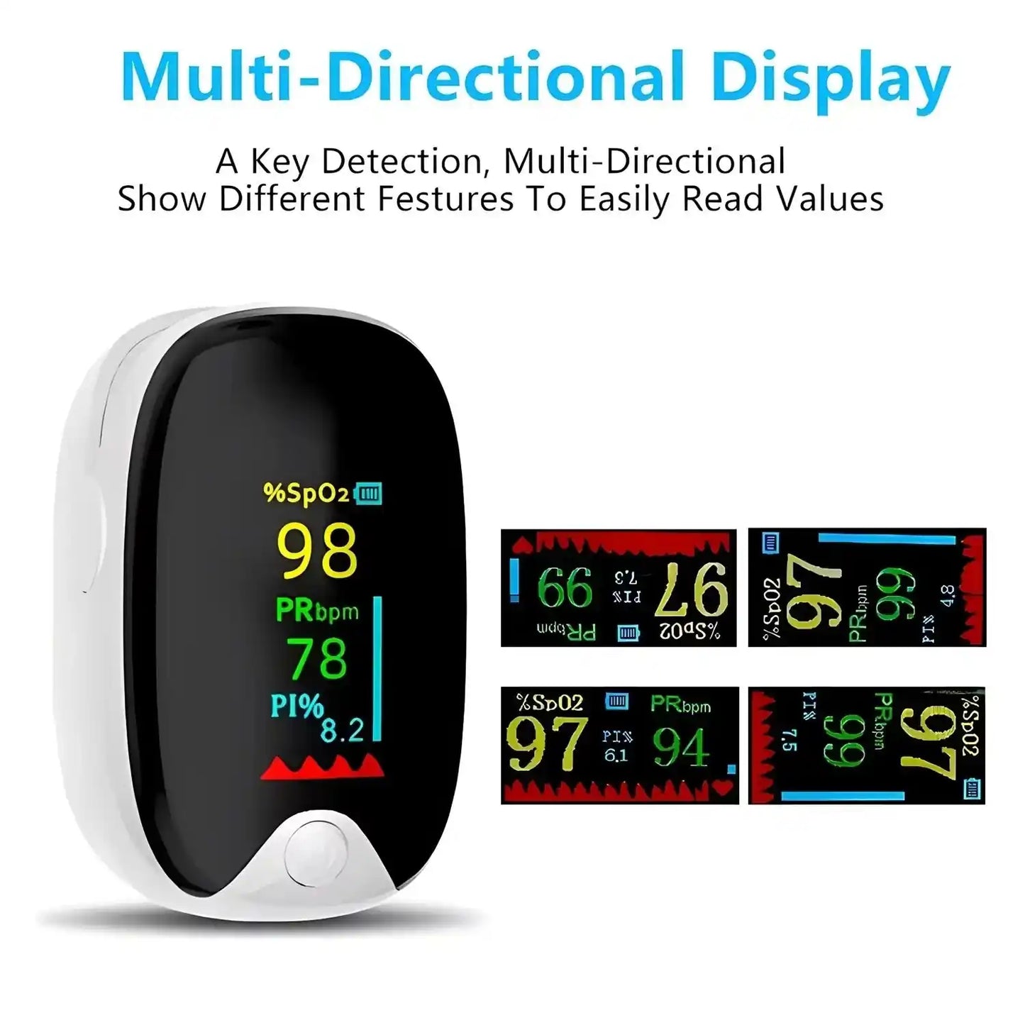 Digital Fingertip Pulse Oximeter— Instant SpO₂ & Heart Rate Monitor
